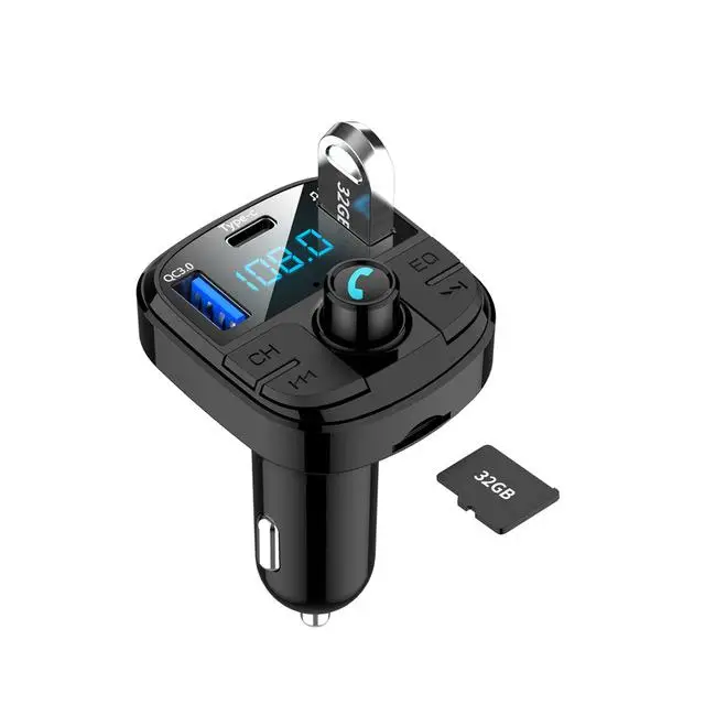 BT29 Car MP3 Bluetooth Player Wireless Bluetooth FM Transmitter USB 3.0A Charging Hands-free Call