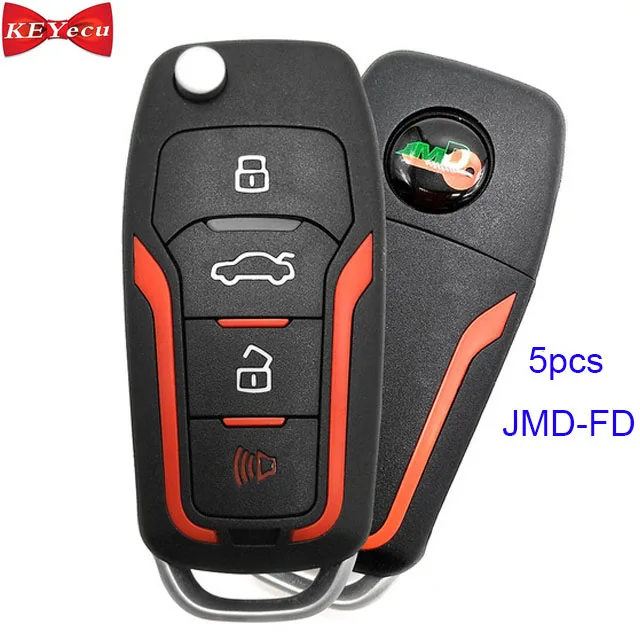 5 шт. JMD-FD многофункциональный универсальный дистанционный ключ для Ford стиль с красным чипом для удобного ребенка 2 ключа инструмента