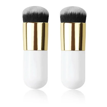 

2 Pcs Foundation Brushes, Makeup Brushes, Beauty Tools, Round Head Foundation Brushes, BB Cream Brushes