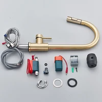 Brushed Gold Touch Sensor Kitchen Faucets 6