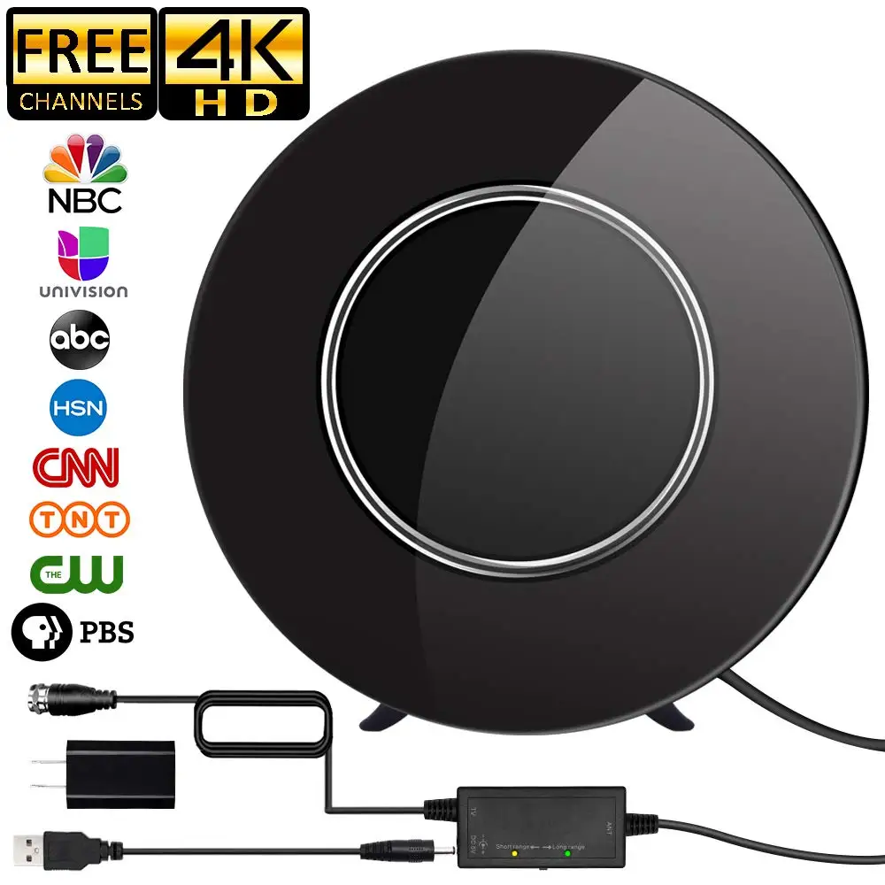 

DVB-T2 Antenna 150Miles Range Gain HD TV Antenna Digital Amplified 4K 1080P Amplifier Signal Booster UHF DVBT tdt TV Receiver