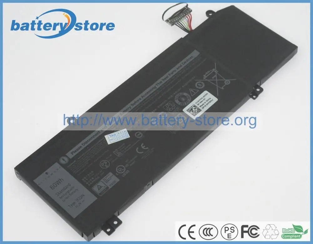 15,2 В, 60 Вт подлинный аккумулятор 0JJPFK для Dell G5 5590-D1785W 5590-D1785B 5590-D1865B G5 5590-D1865W