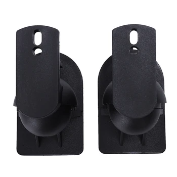 

2pcs ABS plastic Black Universal Surround Sound Speaker Wall Mount Brackets