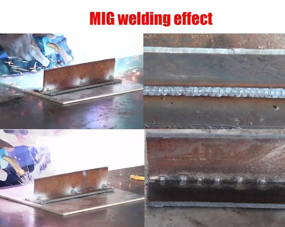 Новое поступление Mig сварочный аппарат MIG200 MIG TIG дуговая сварочная машина газовый газообразный сварочный аппарат 220 В Mig сварочный аппарат 3 в 1