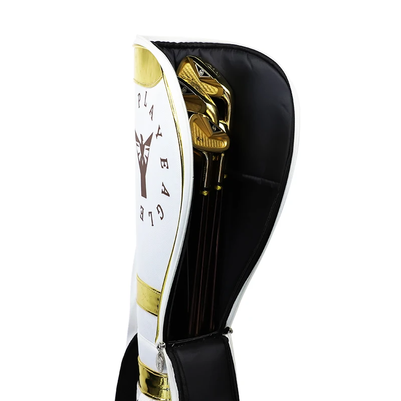 Retractable height PLAYEAGLE Golf Gun Bag Contain Half Set Golf Clubs Nylon Golf Stand Bags