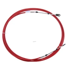 2 шт. 21Ft лодка морской двигатель дроссельной заслонки рычаг управления Рулевая Система для Yamaha подвесной красный/черный