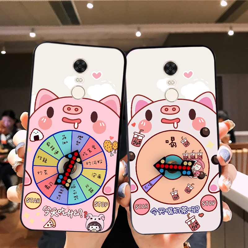 Милый чехол для телефона с указкой Xiaomi Redmi Note 3 Pro 4 4X Global забавная рулетка задняя