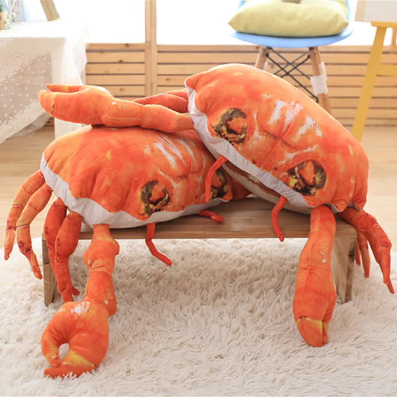 

Mid-Autumn Festival Hairy Crabs Pillow Model Printed Plush Toy Sofa Cushion Children Birthday Gift
