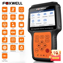 FOXWELL NT650 Elite OBD2 Automotive Scanner ABS SRS A/F BRT DPF Oil Reset Professional OBD Auto Car Diagnostic Tool OBD2 Scanner