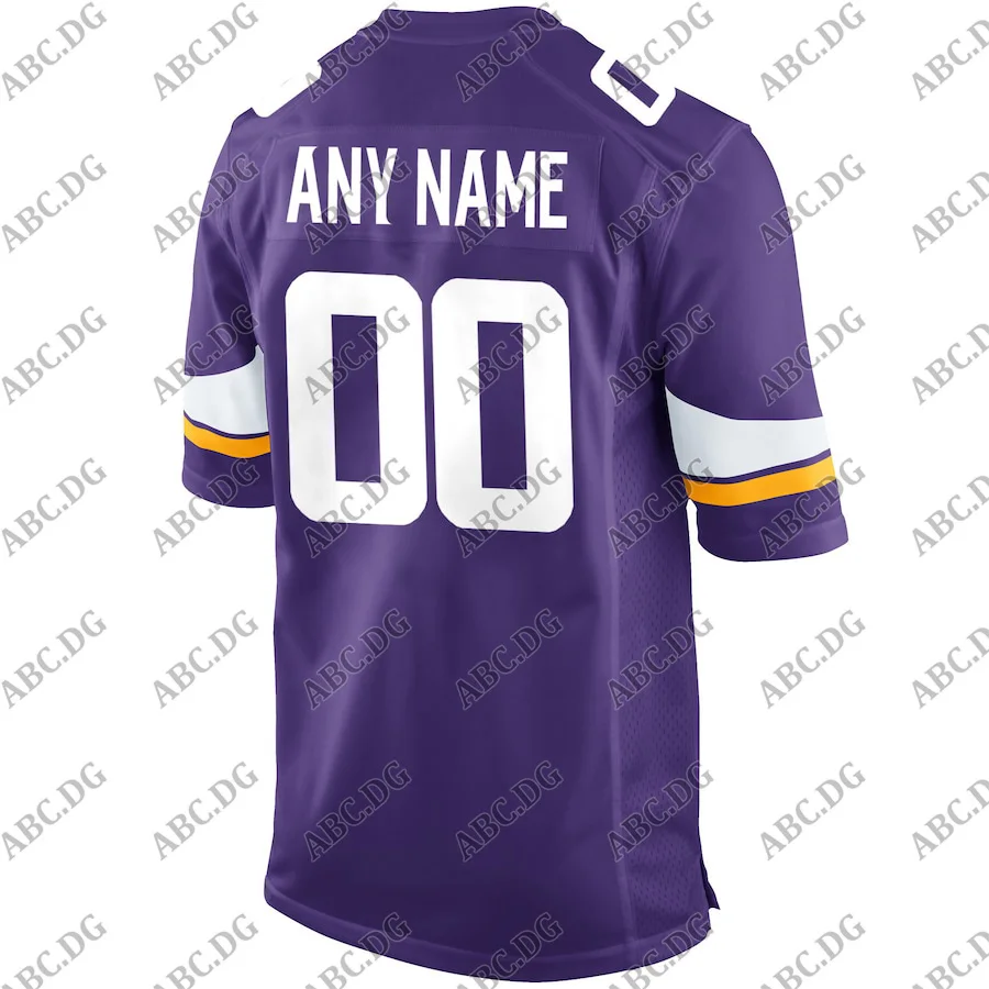 Мужские женские мужские детские молодежные игровые футболки Minnesota Dalvin Cook Purple |
