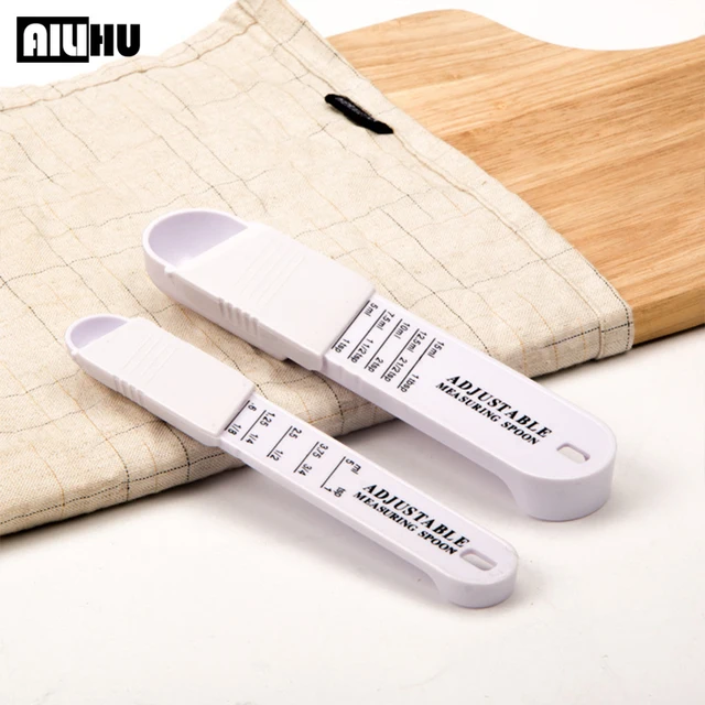 2Pc Mérés Kanál Állítható Skála Mérő -Mérőpohár Fűszerezés És Fűszeres Kombinált Konyhai Kiegészítők Szerszámok - Image 6