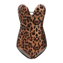 Leopard Women Jumpsuits Sexy Off-Shoulder Sleeveless Backless Hollow Out Leotard Bodysuits monos de fiesta 2020 Drop Shipping E Leopard Women Jumpsuits Sexy Off-Shoulder Sleeveless Backless Hollow Out Leotard Bodysuits monos de fiesta 2020 Drop Shipping E