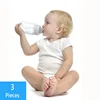 3PCS/Lot Baby Clothes Boy/Girl Baby Bodysuit Summer Clothes Solid Color Romper Soft Cotton Jumpsuit For Newborns Clothing 2021 3