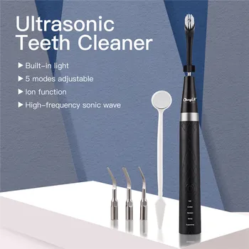 

Portable Electric Sonic Dental Scaler Tooth Calculus Remover Tartar Plaque Tooth Stains Tartar Tool Dentist Whiten Teeth Health