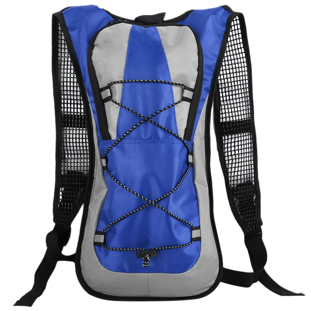 Blue backpack only Открытый MTB велосипедные сумки спортивный гидратационный рюкзак для кемпинга, пешего туризма, верховой езды, альпинизма, бега с/без 2л водяного пузыря - Цвет: Blue backpack only