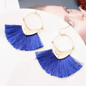 

Trendy Fashion Bohemian Big Tassel Earrings for Women Arrow Statement Large Fringe Drop Dangle Earring Za Pendientes Jewelry