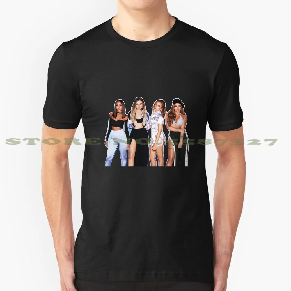 Little Mix Black White Tshirt For Men Women Jess Nelson Leigh Anne Pinnock Jade Thirlwall Perrie Edwards X Factor | Мужская одежда