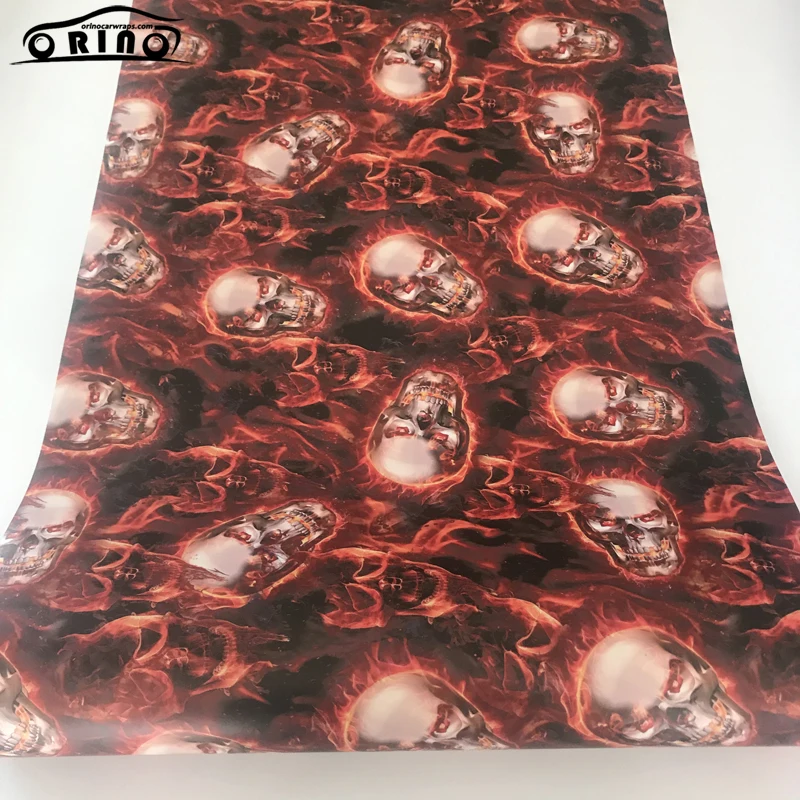 Skull Sticker Bomb Vinyl Wrap Film-3 (2)