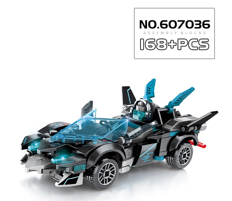 Блоки sembo Diamond Car GTR совместимы с Technic speed Voiture Ford Mustang Строительные кирпичи развивающие игрушки подарки на день рождения для мальчиков - Цвет: 607036
