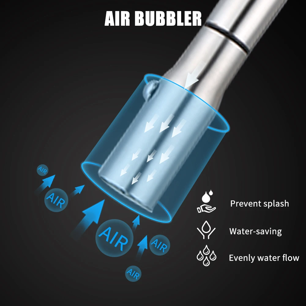 

Hot Pull Out Kitchen Faucets With 2 Spray Modes Rotatable Pull Down Bathroom Sink Sprayer Ceramic Valve Stainless Steel Water T