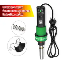 US EU Plug GJ-8019 Portable Hot Air Gun Solder Blower LCD Display Rework Station Adjustable Heat Device With Temperature Control 1