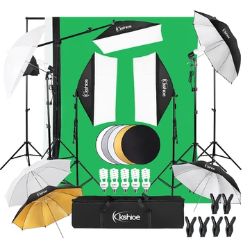 

PK002 portable foldable Soft Light Box umbrella Plus 5-In-1 Reflector Set With free outer diffuser cover Adjustable light head