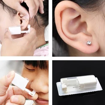 

5styles Disposable Sterile Ear Piercing Unit Cartilage Piercing Gun Tragus Helix Piercing Gun NO PAIN Piercer Tool Machine Kit