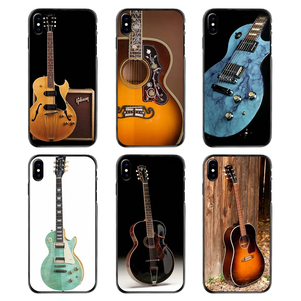 Musical instruments Gibson Guitar Music Acoustic For Sony Xperia X XA XZ M2 M4 M5 C3 C4 C5 T3 E4 E5 Z Z1 Z2 Z3 Z5 Compact Covers |