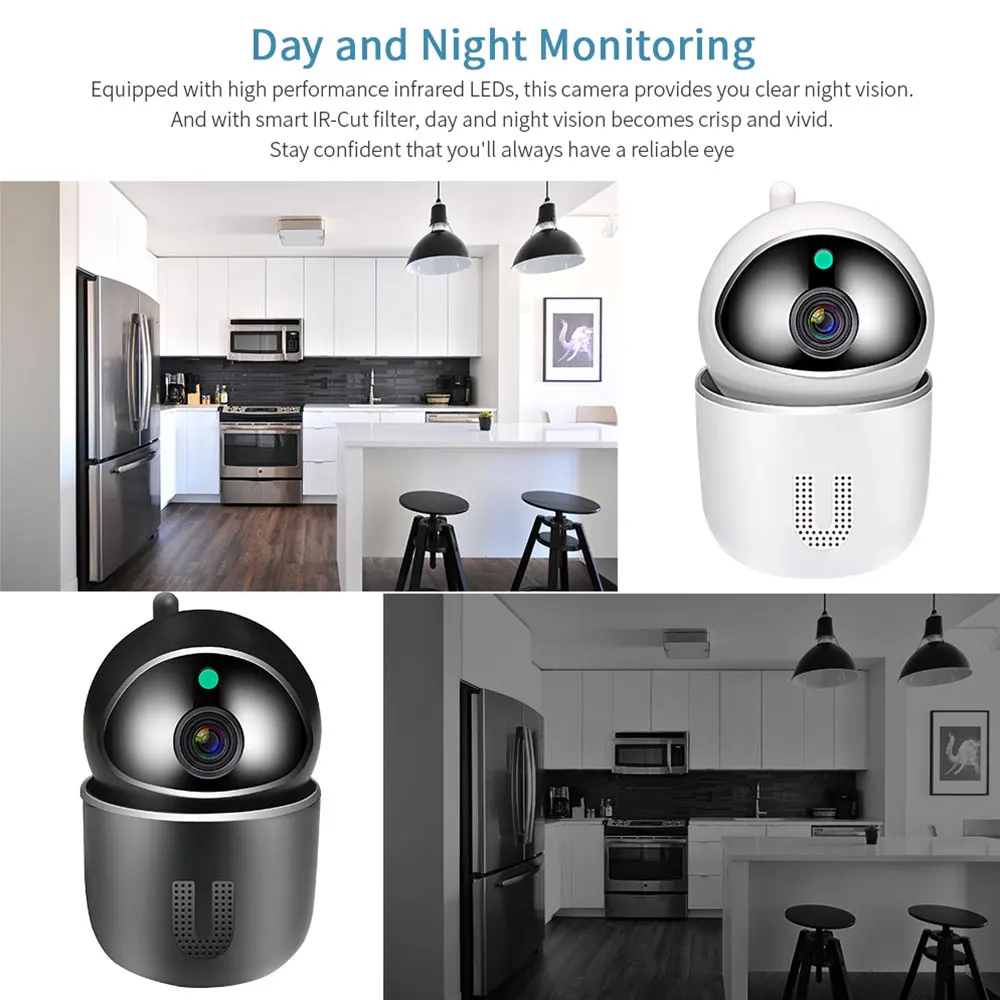 

1080P Cloud IP Camera Auto Tracking Surveillance Camera Home Security Wireless WiFi Network CCTV Camera Baby Monitor