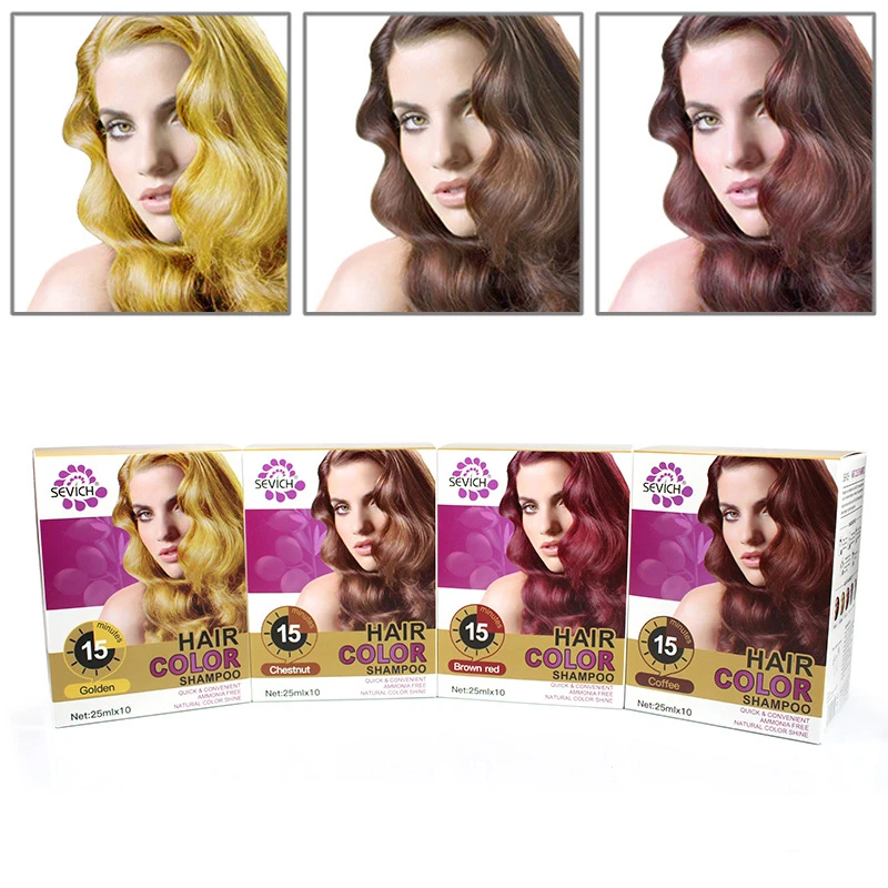 Natuurlijke Shampoo Zacht Glanzend Bruin Gouden Haarverf Shampoo Rode Haarkleur Shampoo Koffie Ontharing voor Mannen Vrouwen stijl|Shampoos| - AliExpress