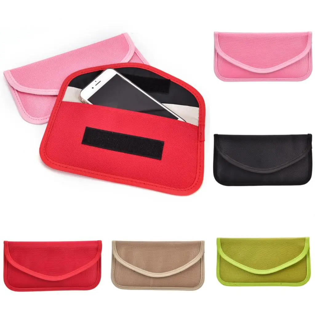 1pcs Shielding Blocker Bag Cell Phone RF Signal Shielding Blocker Bag Case Pouch Anti Radiation Signal 5 Colors
