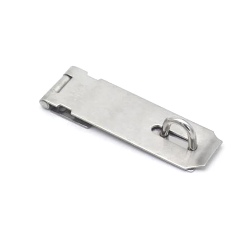 1xAnti Theft Hasp Staple Shed Latch Stainless Steel Door Lock Padlock Clasp