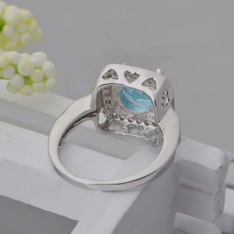 Серебряное кольцо 925 пробы для женщин с аметистом, драгоценными камнями, Женские Ювелирные изделия на палец, вечерние украшения, подарок для помолвки,, размер 5-10