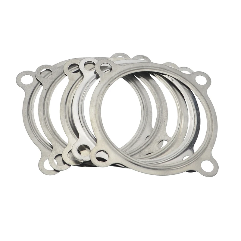 Top!-5PCS 3 Inch 4 Bolt SS 304 Turbo Exhaust Downpipe Flange Gasket for GTX30 GT30 GT35 GTX35 | Автомобили и мотоциклы