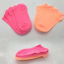 4 пары легковесных носков без шоу теплых цветов