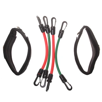 

Unisex Leg Resistance Tube Bands Leg Straps Kit Speed Strength Agility Fitness Training Equipment