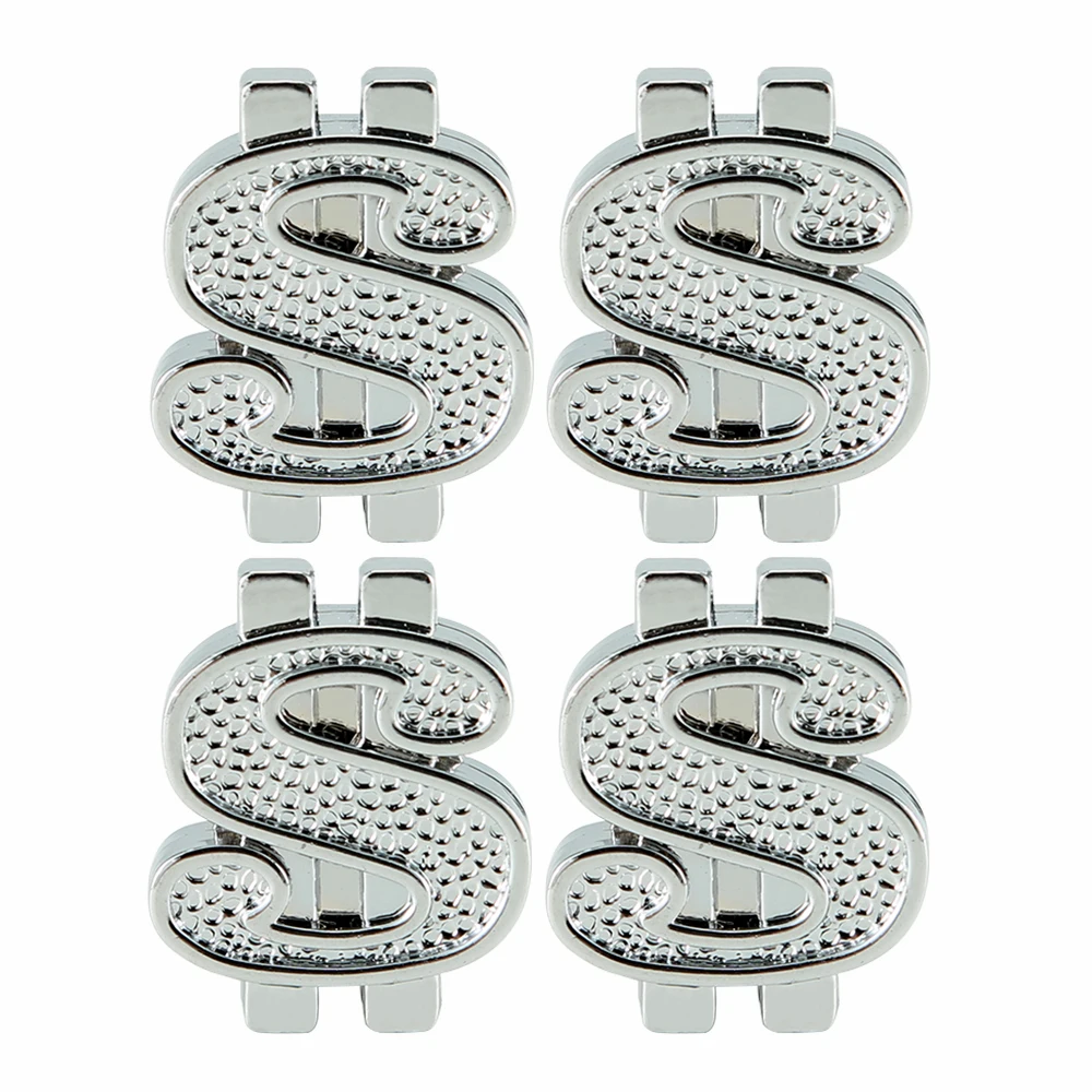 Premium Aluminum Tire Valve Stem Caps - US Dollar Design, Set of 4