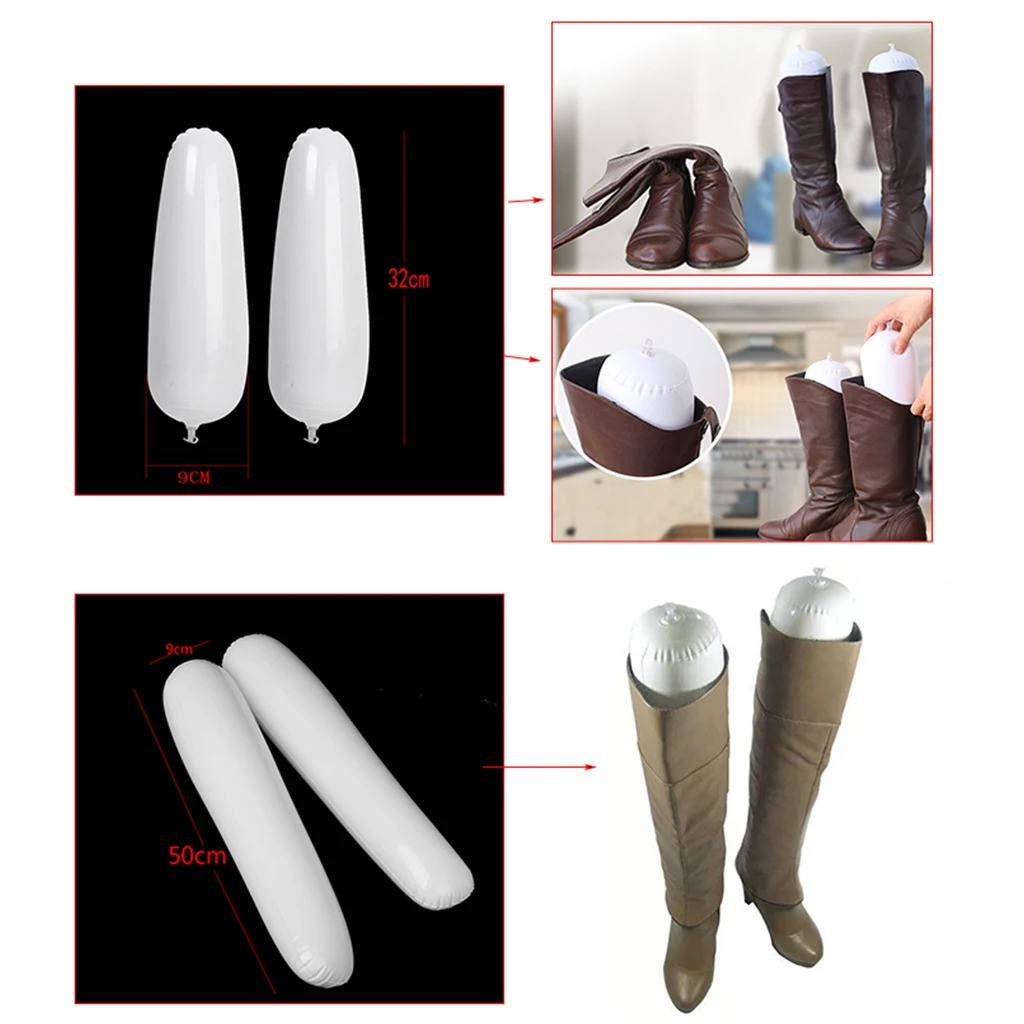 3 Pairs White Inflatable Shoes Stretcher Boots Insert Shaper 50cm 32cm 3 Pairs White Inflatable Shoes Stretcher Boots Insert Shaper 50cm 32cm
