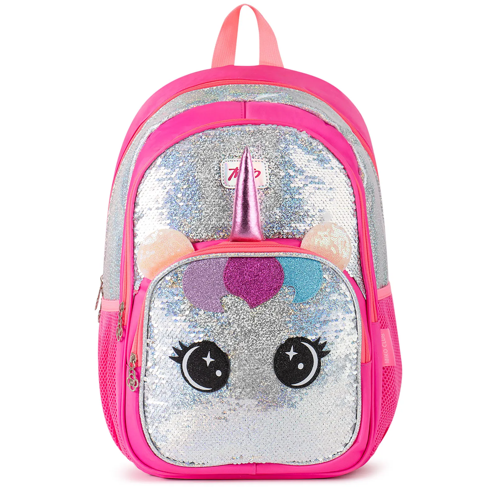 Glitter Sequins Unicorn School Backpack
