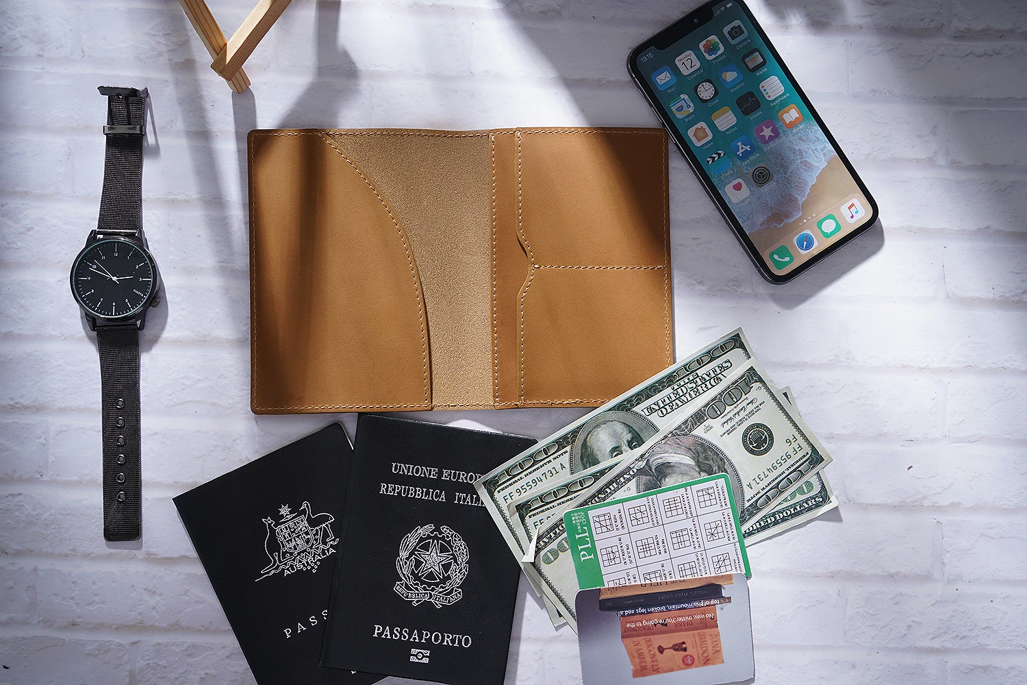Caso Documento Viagem coreano, Bolso do negócio, Air Ticket estojo protetor