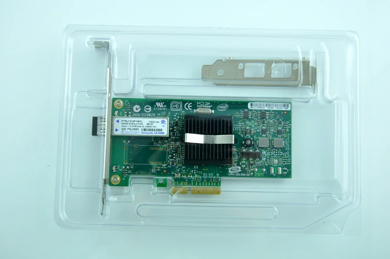 1000 Мбит/с PCIe X4 NIC карта сервер адаптер w/sfp LX одномодовый модуль EXPI9402PF