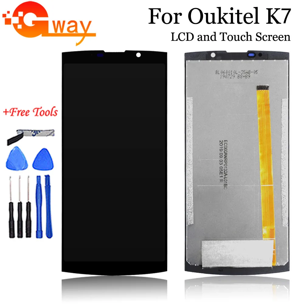6," для Oukitel K7 ЖК-дисплей+ кодирующий преобразователь сенсорного экрана в сборе запасные части для телефона Oukitel K7+ Бесплатные инструменты