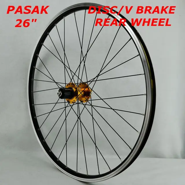 26 mountain bike rear wheel