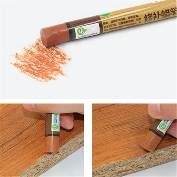 

1PC Furniture Paint Floor Wax Crayon Safe Floor Repair Pen Scratch Patch Art Pen Wood Composite Repair Materials Crayons Pens