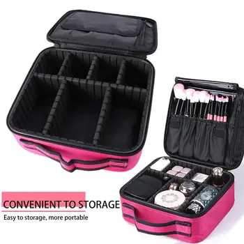 

1pc Desktop Oxford Cloth Makeup Tool Storage Box Cosmetic Storage Box Display Makeup Case Storage Organizer