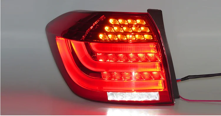 Автомобильный задний светильник s для Toyota Highlander 2012- задний светильник s светодиодный задний светильник DRL+ тормоз+ сигнальная Автомобильная задняя лампа