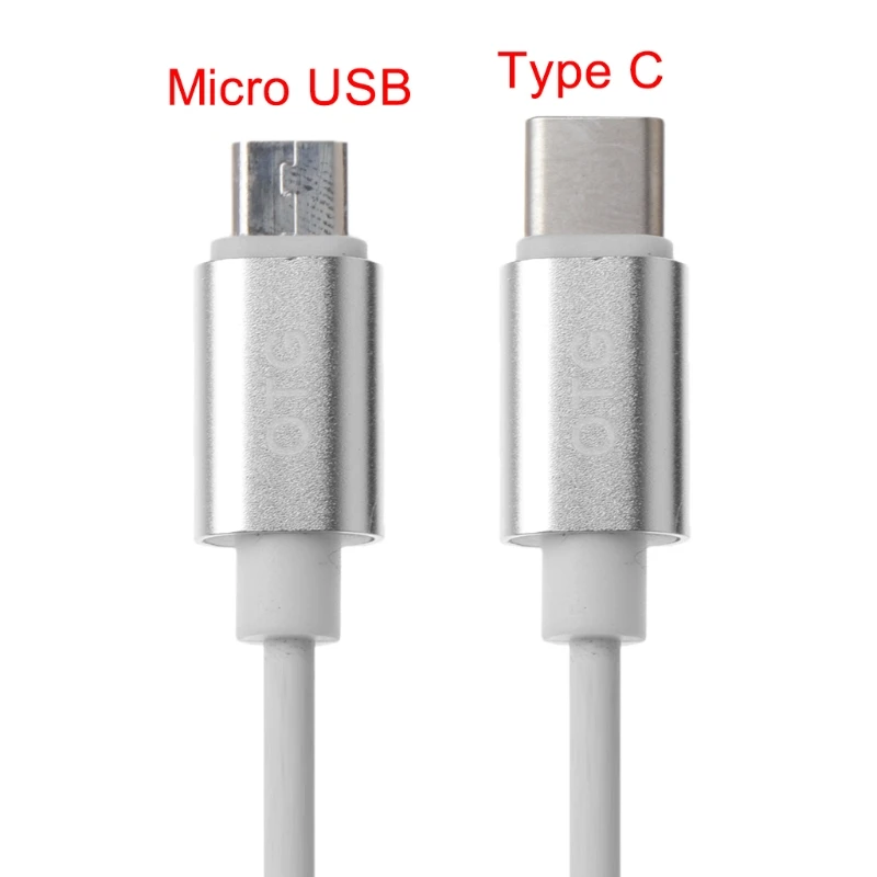 Кабель для передачи данных с разъемом USB 3,1 type C и разъемом Micro USB