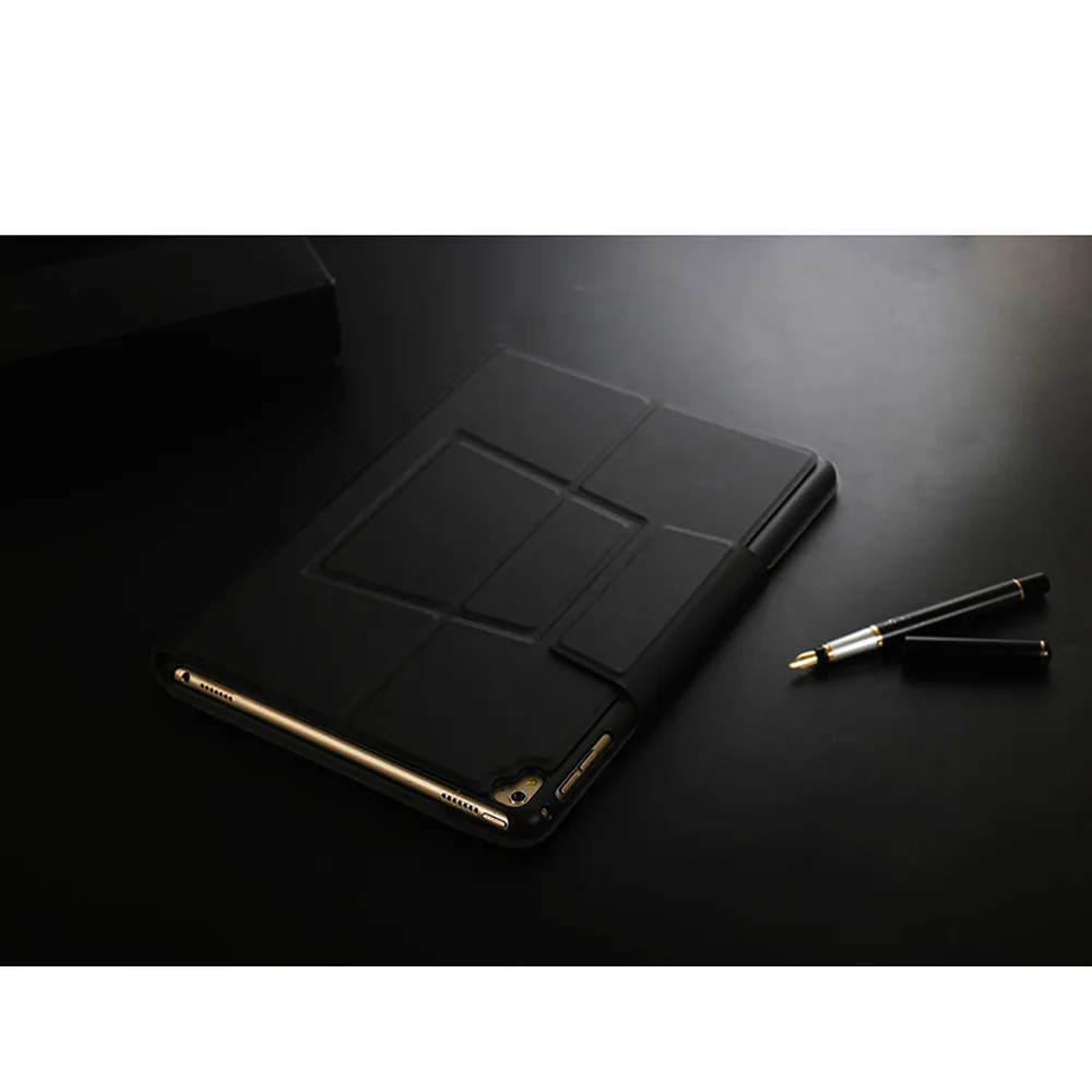 Кожаный чехол с алюминиевая Bluetooth клавиатура черный для IPad Pro 9,7 IPad Air1/2+ PU удобной работы