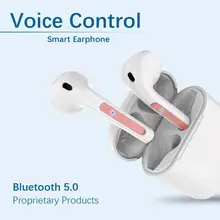 TWS Bluetooth 5,0 спортивные наушники с шумоподавлением, беспроводные наушники с микрофоном, Hi-Fi стерео гарнитура с басами и зарядным устройством