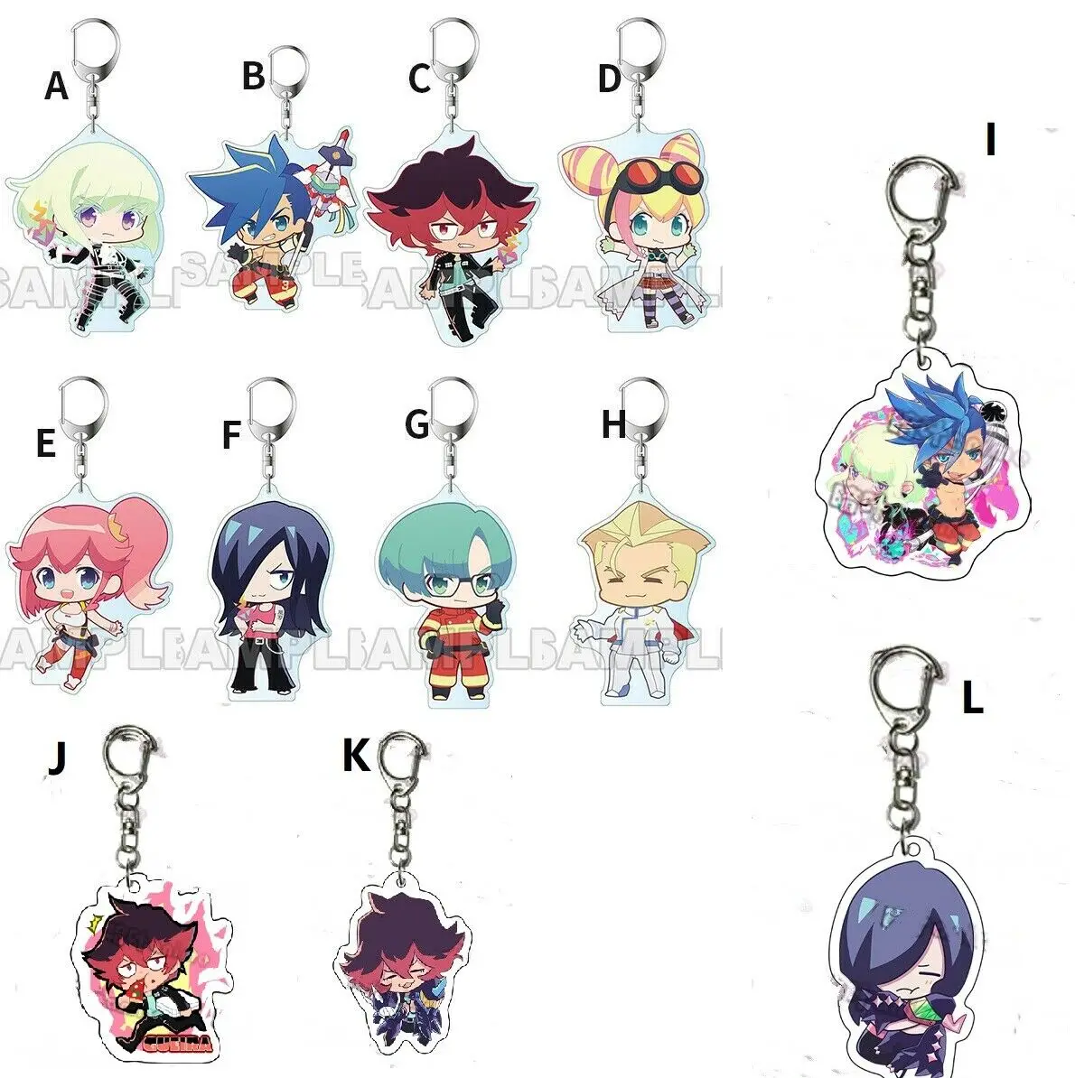 Anime PROMARE Lio Galo Acrylic Keychain Keyring